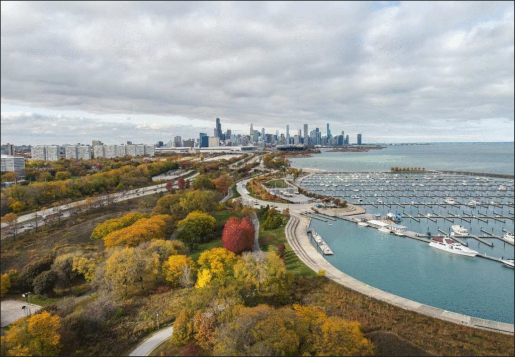 31st Street Harbor and the Chicago Lakefront © Eric Allix Rogers