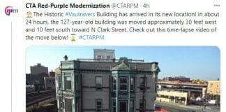 127-year-old Vautravers Building Moved Out of Path of New ‘L’ Tracks Time-Lapse Video