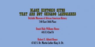 Chicago Crusader Investigative Report: “Important to Black history, they are unprotected and a new owner can demolish them anytime without any opposition”