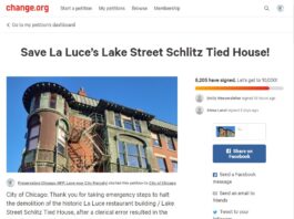 THREATENED: Developer Objects to Preliminary Chicago Landmark of Lake Street Schlitz Tied House