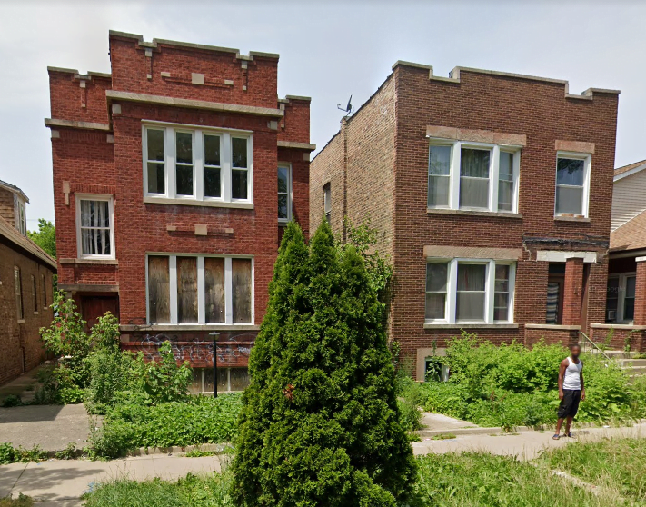 6146 & 6142 S. Campbell Ave., Gage Park. Demo Jan 2021. Photo Credit: Google Maps