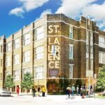 St. Laurence Catholic School rendering Rebuild Foundation Google
