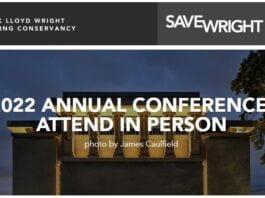 Frank Lloyd Wright Building Conservancy presents “The Progressive City” 2022 Annual Conference October 19 to October 23, 2022