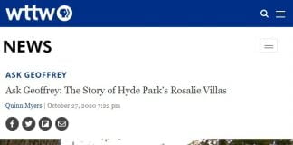 WTTW Chicago: Ask Geoffrey, The Story of Hyde Park’s Rosalie Villas