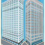The Century and Consumers Buildings, The Chicago 7 Most Endangered 2023 Poster Preservation Chicago 24×36