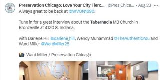 Ward Miller Interviewed on WVON about Threats to Tabernacle MB Church