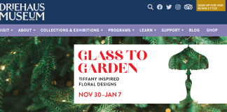 Richard H. Driehaus Museum Presents “Glass to Garden: Tiffany Inspired Floral Designs”