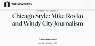 The Newberry presents “Chicago Style: Mike Royko and Windy City Journalism” June 20 to September 28, 2024