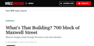 WBEZ: What’s That Building? 700 Block of Maxwell Street
