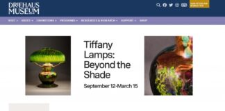 Driehaus Museum presents “Tiffany Lamps: Beyond the Shade” September 12, 2025 to March 15, 2026