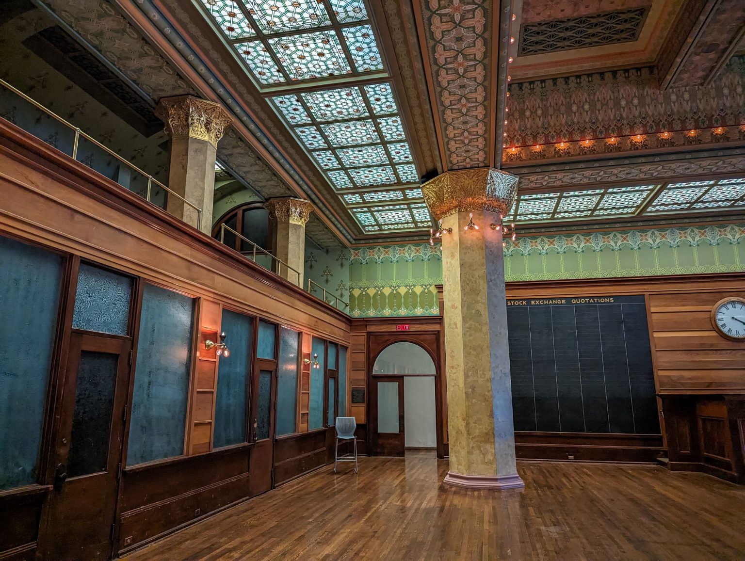 The Chicago Stock Exchange Trading Room, a 2026 Chicago 7 Most Endangered. The Chicago Stock Exchange Trading Room, 1894 Dankmar Adler and Louis Sullivan, dismantled in 1972 and re