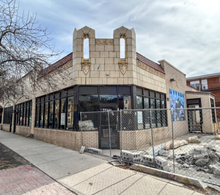 Happy Wash Building, 1359 W. Wilson Avenue, Uptown. Demolished March 2025. Photo credit: Daniel Schell / Chicago YIMBYLaundromat Demo Permit Will Wash Site Clean For 28 Units In Uptown, Daniel Schell, Chicago YIMBY, 3/2/25