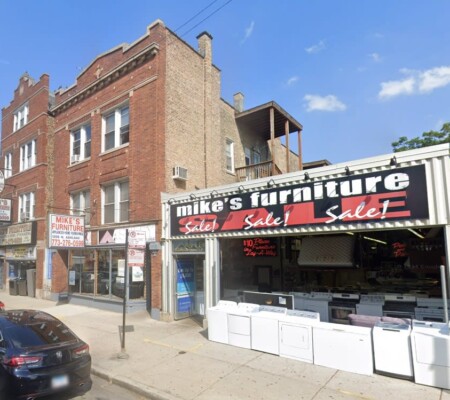 1257, 1259 & 1301 N. Ashland Avenue, West Town. Demolished January 2025. Photo Credit: Google Maps