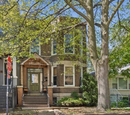 2335 W. School Street, Lake View. Demolished March 2026. Photo credit: Redfin