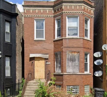 4838 W. Congress Parkway, West Garfield Park. Demolished February 2026. Photo credit: Google Maps