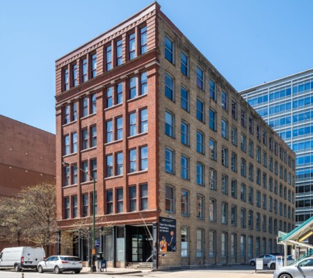 168 N. Clinton Street. West Loop. 1895. Demolished February 2026. Photo credit: LoopNetDemo permit issued for 1880s brick-and-timber loft office building at 168 N. Clinton; A redevelopment plan for the site has not been announced, Lukas Kugler, Urbanize Chicago, 2/4/26